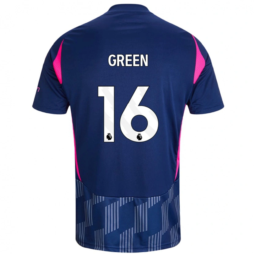 Danxen Mann Mollie Green #16 Kongeblå Rosa Bortetrøye Drakt Trøye 2024/25 Skjorter T-Skjorte