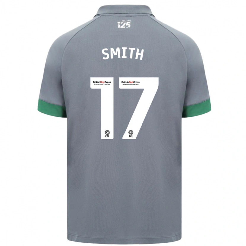 Danxen Mann Hollie Smith #17 Mørkegrå Bortetrøye Drakt Trøye 2024/25 Skjorter T-Skjorte