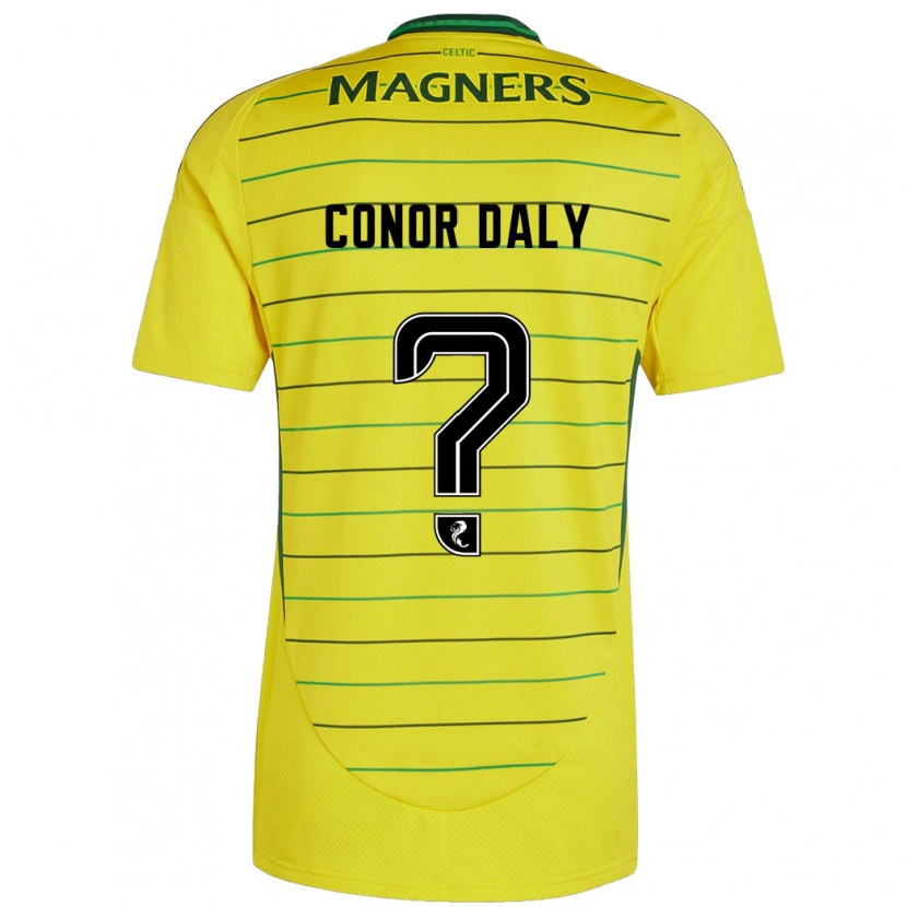 Danxen Mann Conor Daly #0 Gul Bortetrøye Drakt Trøye 2024/25 Skjorter T-Skjorte