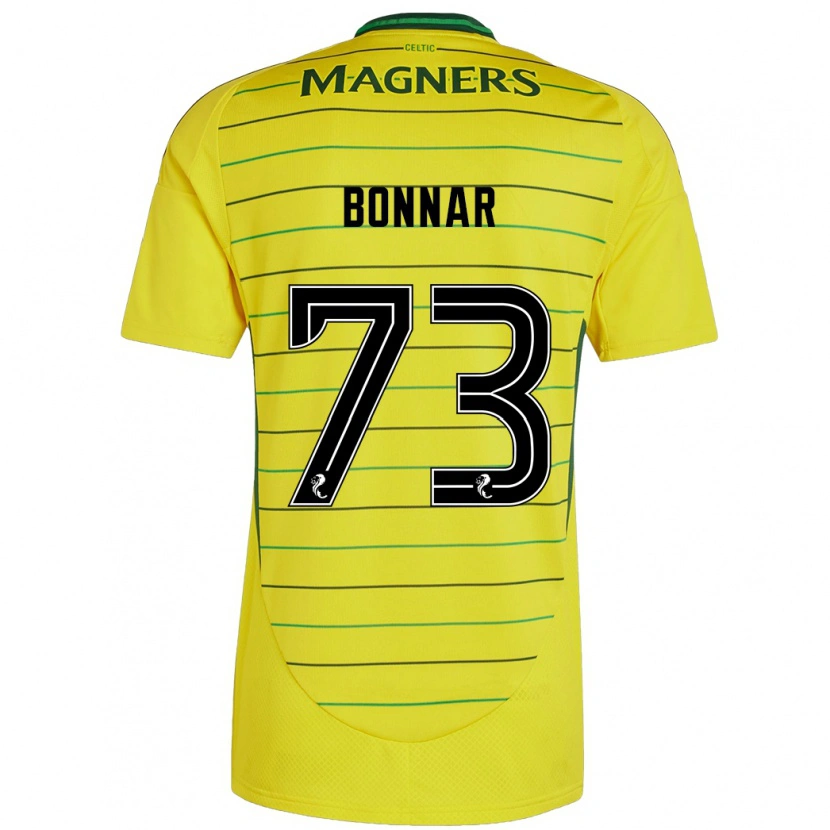 Danxen Mann Jude Bonnar #73 Gul Bortetrøye Drakt Trøye 2024/25 Skjorter T-Skjorte