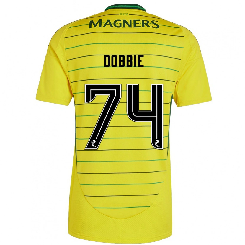 Danxen Mann Lewis Dobbie #74 Gul Bortetrøye Drakt Trøye 2024/25 Skjorter T-Skjorte