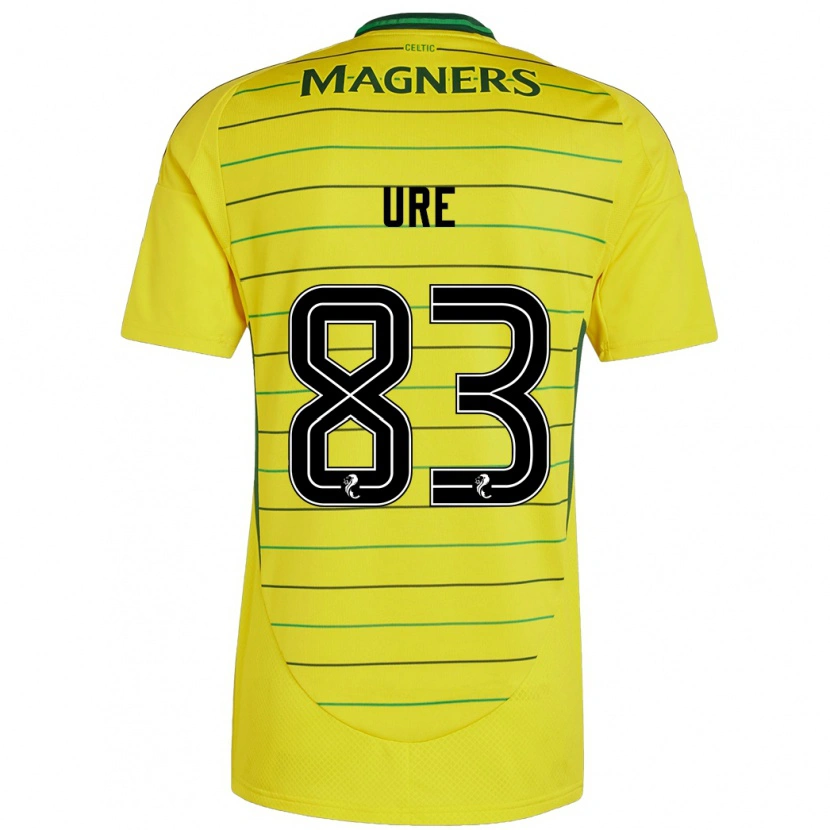 Danxen Mann Kyle Ure #83 Gul Bortetrøye Drakt Trøye 2024/25 Skjorter T-Skjorte