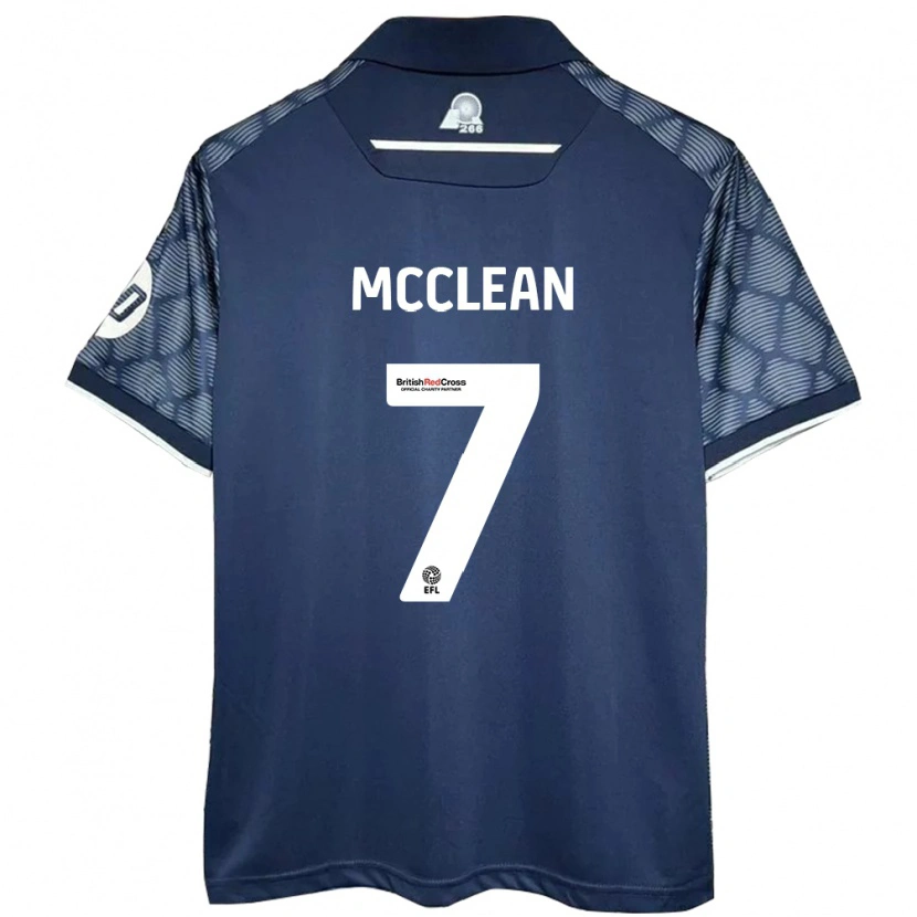 Danxen Mann James Mcclean #7 Svart Bortetrøye Drakt Trøye 2024/25 Skjorter T-Skjorte