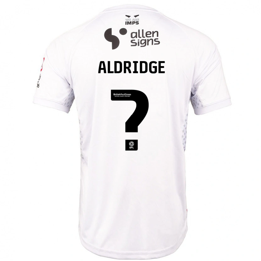 Danxen Mann Orin Aldridge #0 Rød Hvit Bortetrøye Drakt Trøye 2024/25 Skjorter T-Skjorte