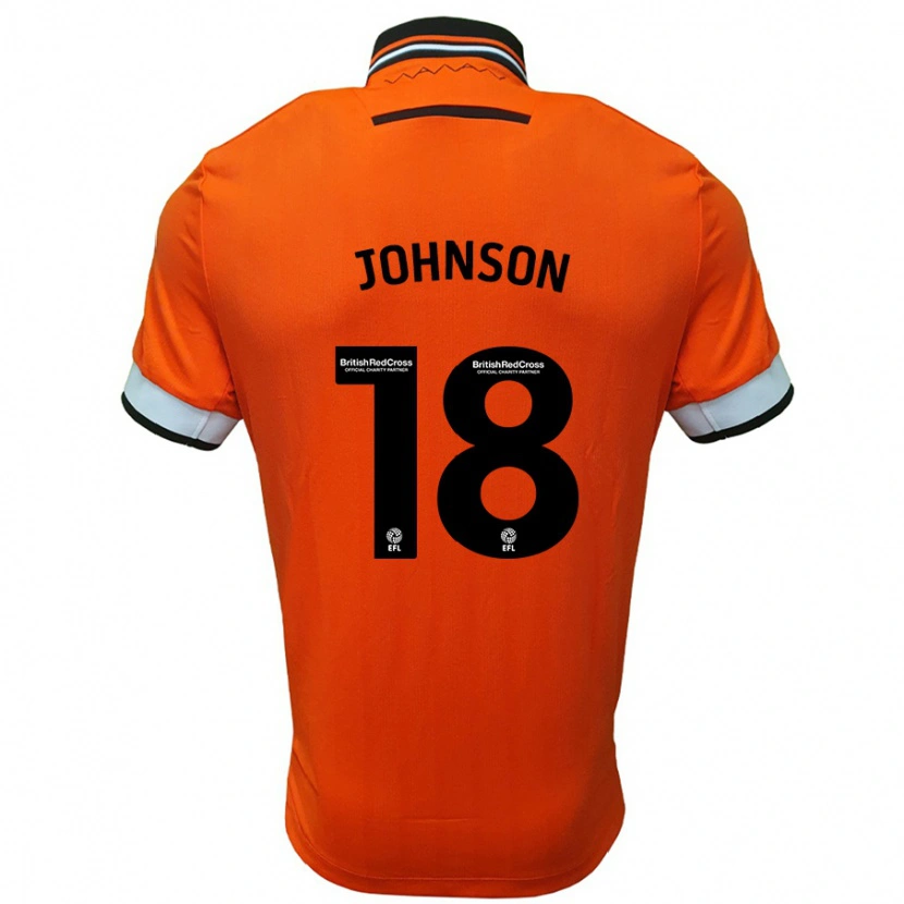 Danxen Mann Marvin Johnson #18 Oransje Hvit Bortetrøye Drakt Trøye 2024/25 Skjorter T-Skjorte