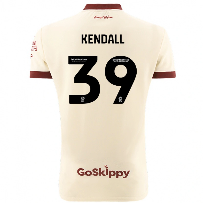 Danxen Mann Maya Kendall #39 Kremhvit Bortetrøye Drakt Trøye 2024/25 Skjorter T-Skjorte