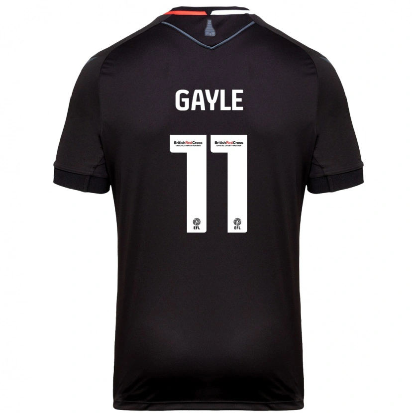 Danxen Mann Dwight Gayle #11 Svart Bortetrøye Drakt Trøye 2024/25 Skjorter T-Skjorte