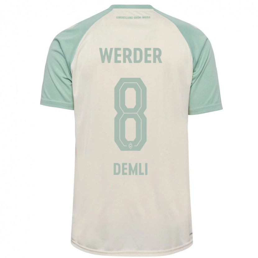 Danxen Mann Barzan Demli #8 Off-White Lysegrønn Bortetrøye Drakt Trøye 2024/25 Skjorter T-Skjorte