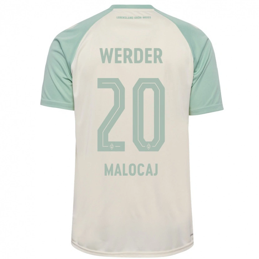 Danxen Mann Edinjo Malocaj #20 Off-White Lysegrønn Bortetrøye Drakt Trøye 2024/25 Skjorter T-Skjorte