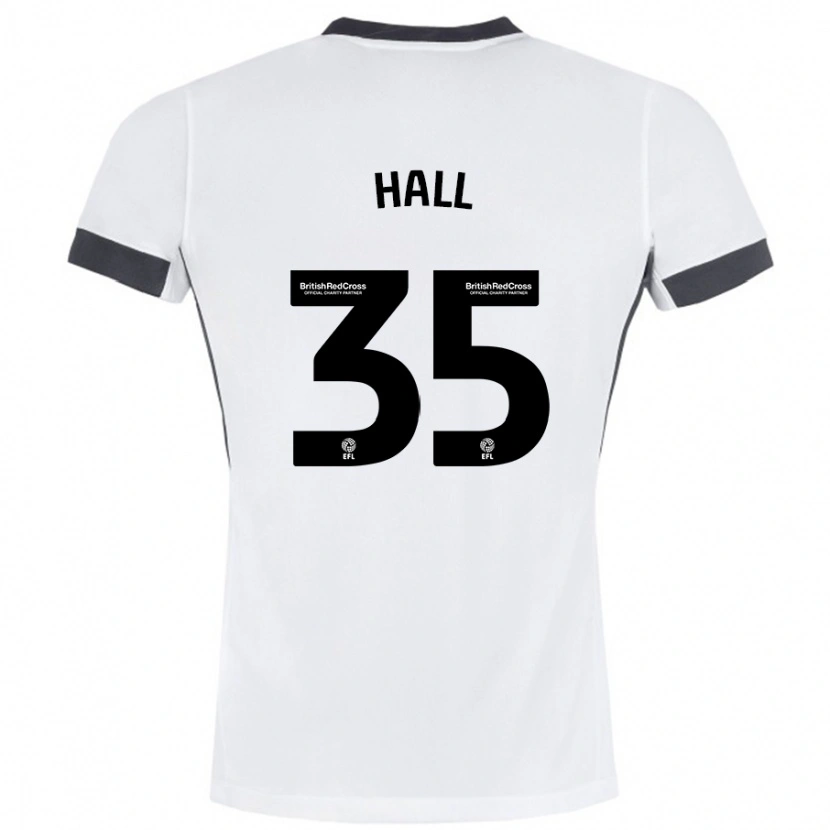Danxen Mann George Hall #35 Hvit Svart Bortetrøye Drakt Trøye 2024/25 Skjorter T-Skjorte
