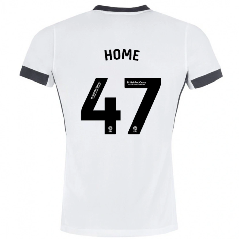 Danxen Mann Josh Home #47 Hvit Svart Bortetrøye Drakt Trøye 2024/25 Skjorter T-Skjorte