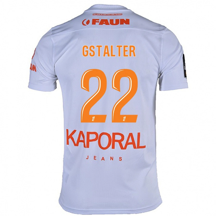 Danxen Mann Lola Gstalter #22 Hvit Bortetrøye Drakt Trøye 2024/25 Skjorter T-Skjorte