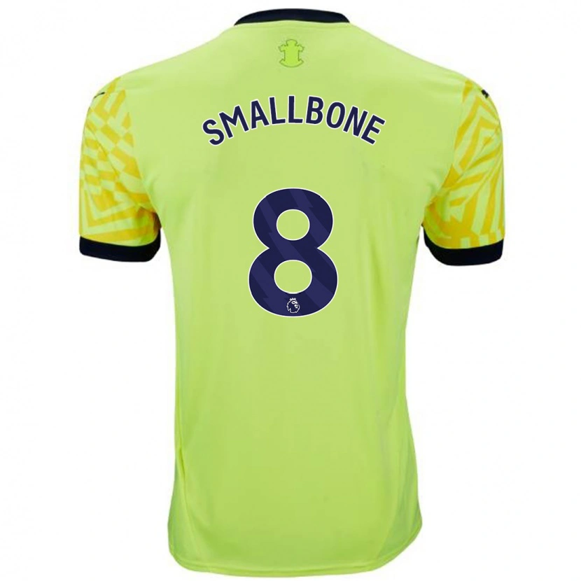 Danxen Mann Will Smallbone #8 Gul Bortetrøye Drakt Trøye 2024/25 Skjorter T-Skjorte