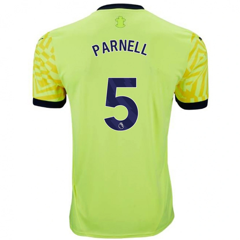 Danxen Mann Rosanna Parnell #5 Gul Bortetrøye Drakt Trøye 2024/25 Skjorter T-Skjorte
