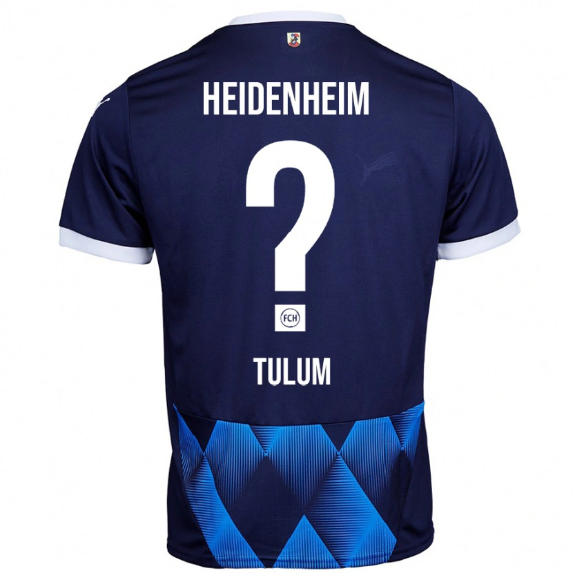 Danxen Mann Melih Tulum #0 Mørk Marineblå Bortetrøye Drakt Trøye 2024/25 Skjorter T-Skjorte
