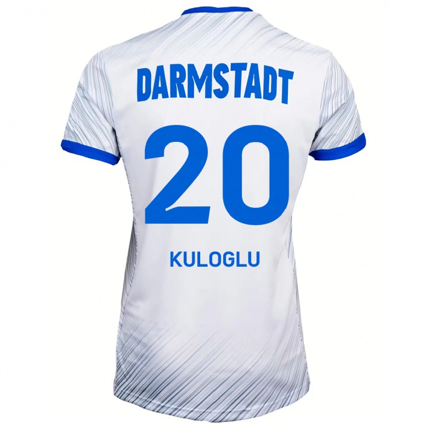 Danxen Mann Can Kuloglu #20 Hvit Blå Bortetrøye Drakt Trøye 2024/25 Skjorter T-Skjorte