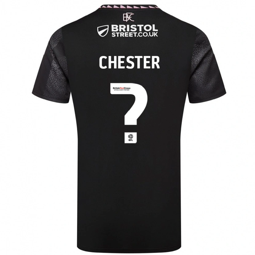 Danxen Mann Felix Chester #0 Svart Bortetrøye Drakt Trøye 2024/25 Skjorter T-Skjorte