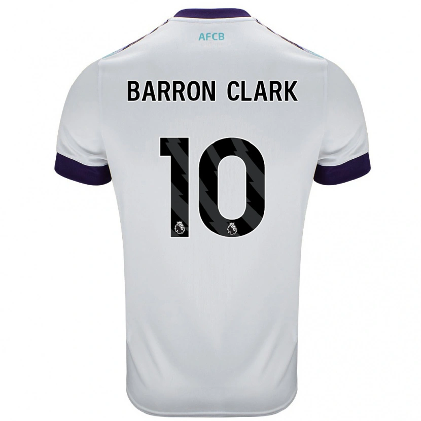Danxen Mann Molly Barron-Clark #10 Hvit Grønn Lilla Bortetrøye Drakt Trøye 2024/25 Skjorter T-Skjorte