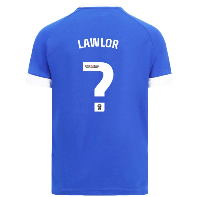 Danxen Dame Dylan Lawlor #0 Himmelblå Hjemmetrøye Drakt Trøye 2024/25 Skjorter T-Skjorte