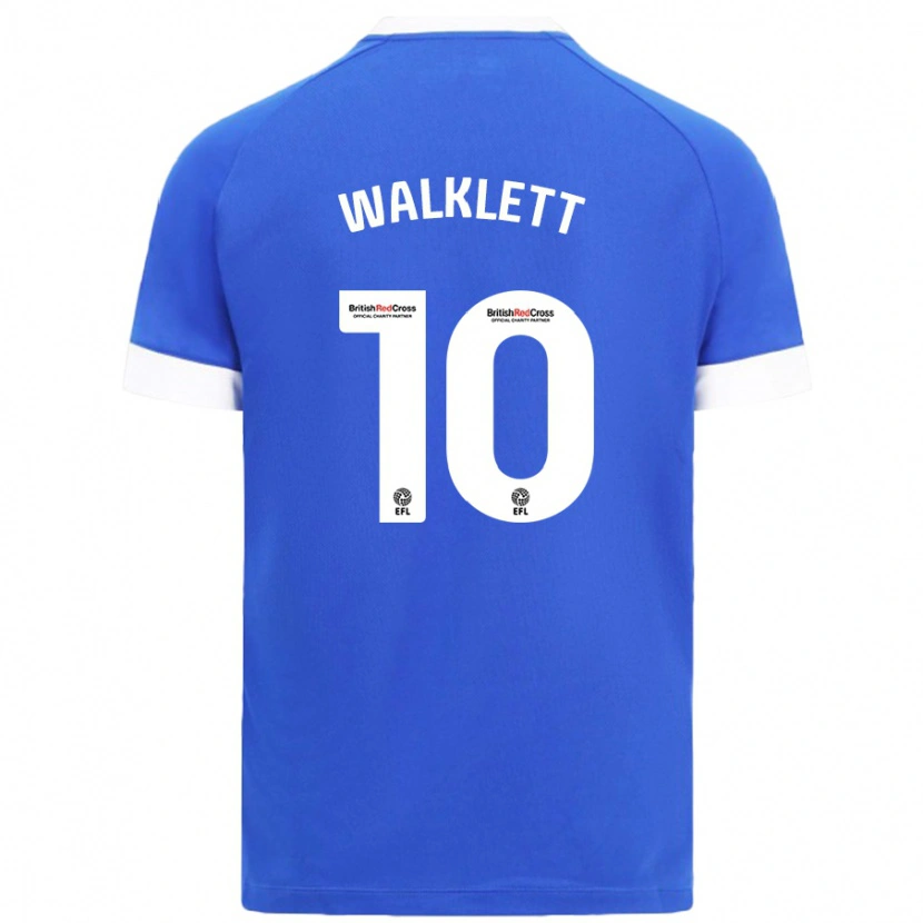 Danxen Dame Kerry Walklett #10 Himmelblå Hjemmetrøye Drakt Trøye 2024/25 Skjorter T-Skjorte