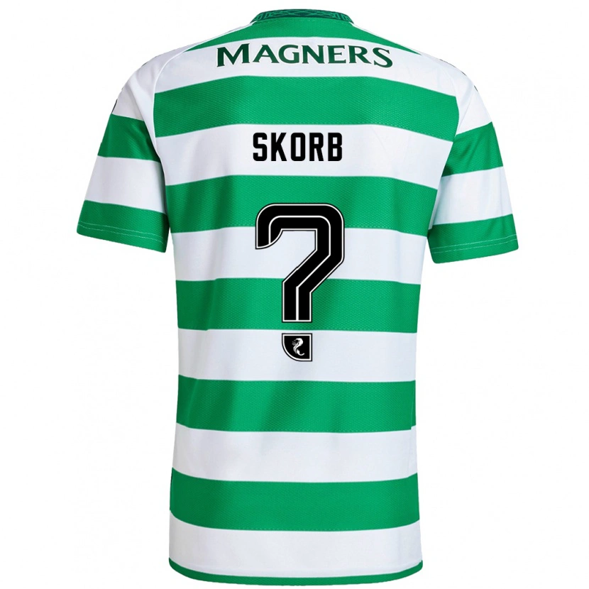 Danxen Dame Filip Skorb #0 Grønn Hvit Hjemmetrøye Drakt Trøye 2024/25 Skjorter T-Skjorte