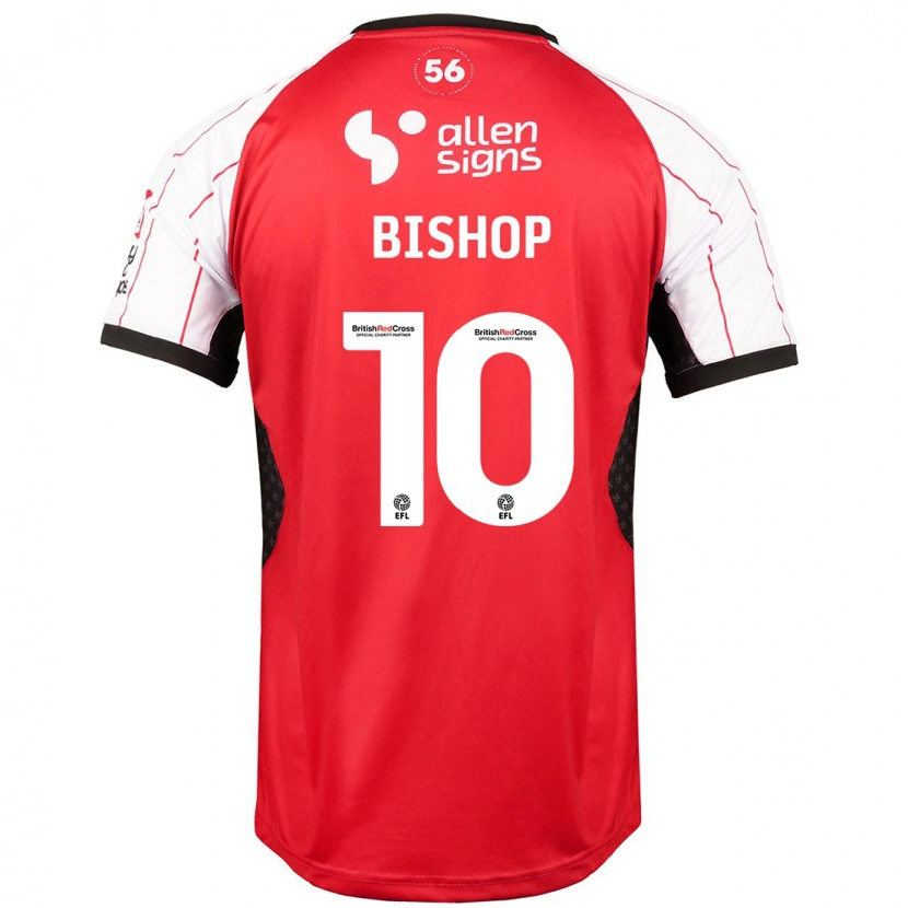 Danxen Dame Teddy Bishop #10 Hvit Hjemmetrøye Drakt Trøye 2024/25 Skjorter T-Skjorte