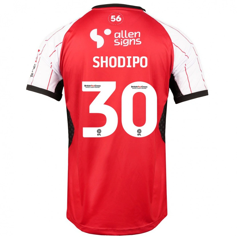 Danxen Dame Olamide Shodipo #30 Hvit Hjemmetrøye Drakt Trøye 2024/25 Skjorter T-Skjorte