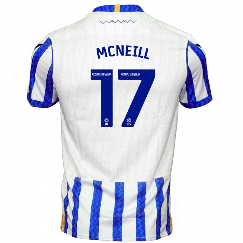 Danxen Dame Charlie Mcneill #17 Blå Hvit Hjemmetrøye Drakt Trøye 2024/25 Skjorter T-Skjorte