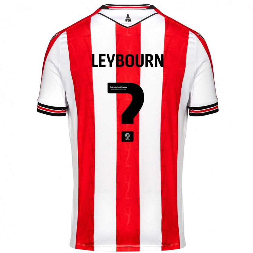 Danxen Dame Charlie Leybourn #0 Rød Hvit Hjemmetrøye Drakt Trøye 2024/25 Skjorter T-Skjorte