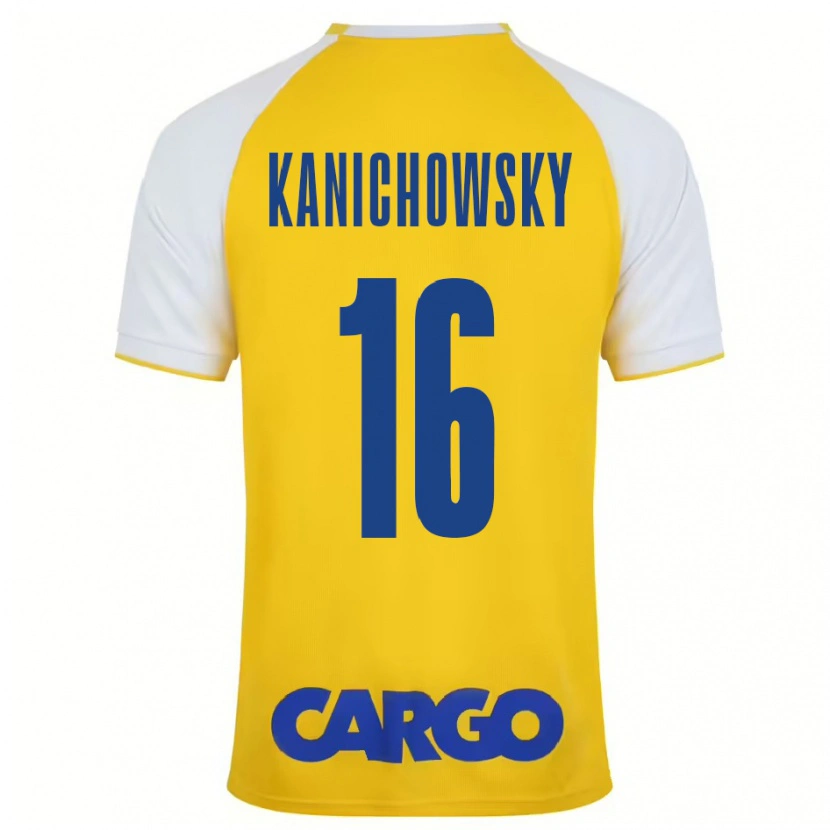 Danxen Dame Gabi Kanichowsky #16 Gul Hvit Hjemmetrøye Drakt Trøye 2024/25 Skjorter T-Skjorte