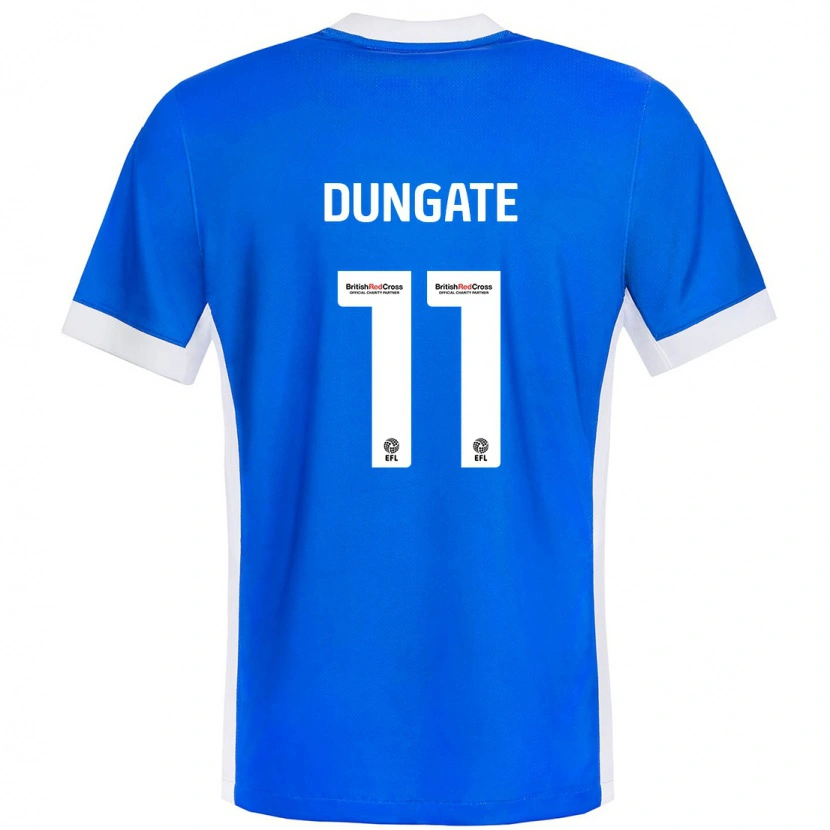Danxen Dame Katie Dungate #11 Blå Hvit Hjemmetrøye Drakt Trøye 2024/25 Skjorter T-Skjorte
