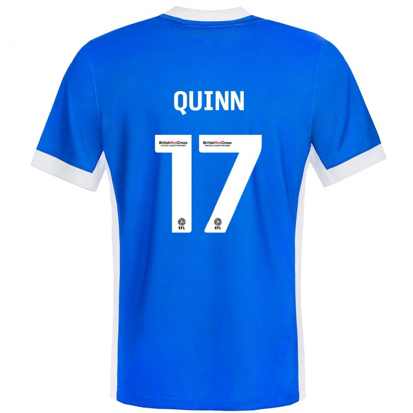 Danxen Dame Lucy Quinn #17 Blå Hvit Hjemmetrøye Drakt Trøye 2024/25 Skjorter T-Skjorte