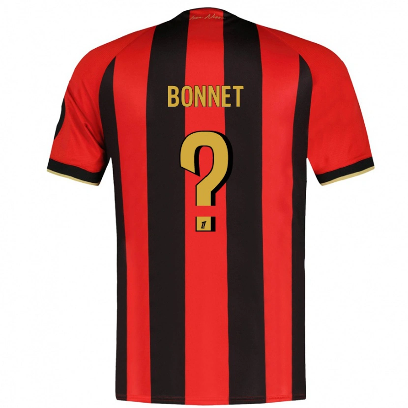 Danxen Dame Thomas Bonnet #0 Rød Svart Hjemmetrøye Drakt Trøye 2024/25 Skjorter T-Skjorte