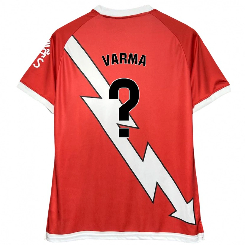 Danxen Dame Roman Varma #0 Hvit Rød Hjemmetrøye Drakt Trøye 2024/25 Skjorter T-Skjorte