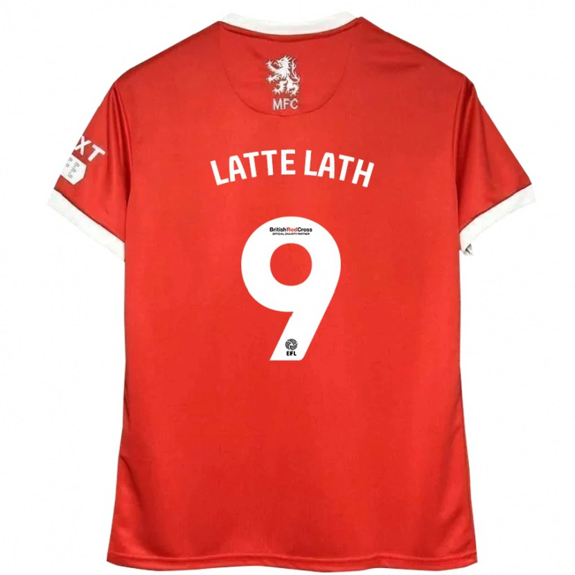 Danxen Dame Emmanuel Latte Lath #9 Rød Hvit Hjemmetrøye Drakt Trøye 2024/25 Skjorter T-Skjorte