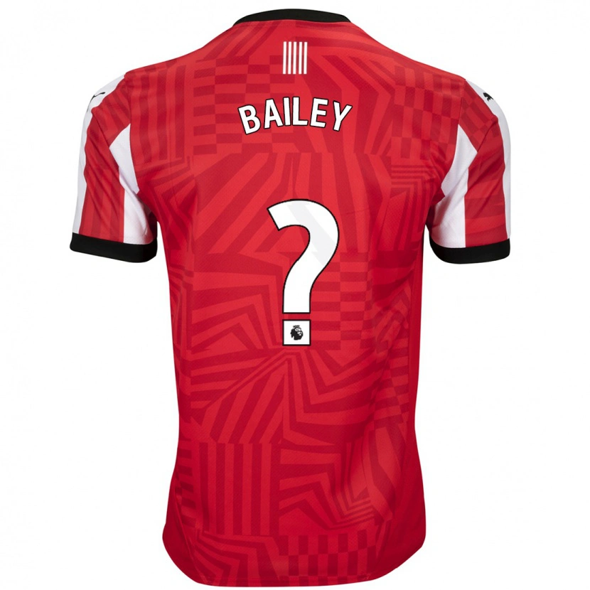 Danxen Dame Isaac Bailey #0 Rød Hvit Hjemmetrøye Drakt Trøye 2024/25 Skjorter T-Skjorte