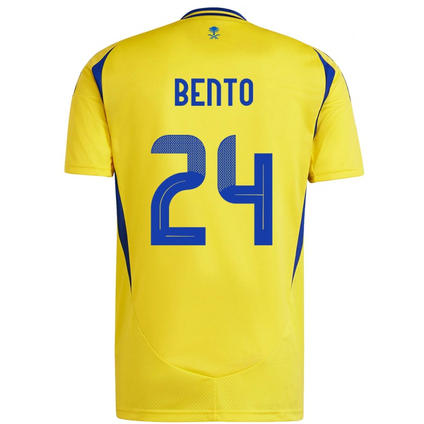 Danxen Dame Bento #24 Gul Blå Hjemmetrøye Drakt Trøye 2024/25 Skjorter T-Skjorte