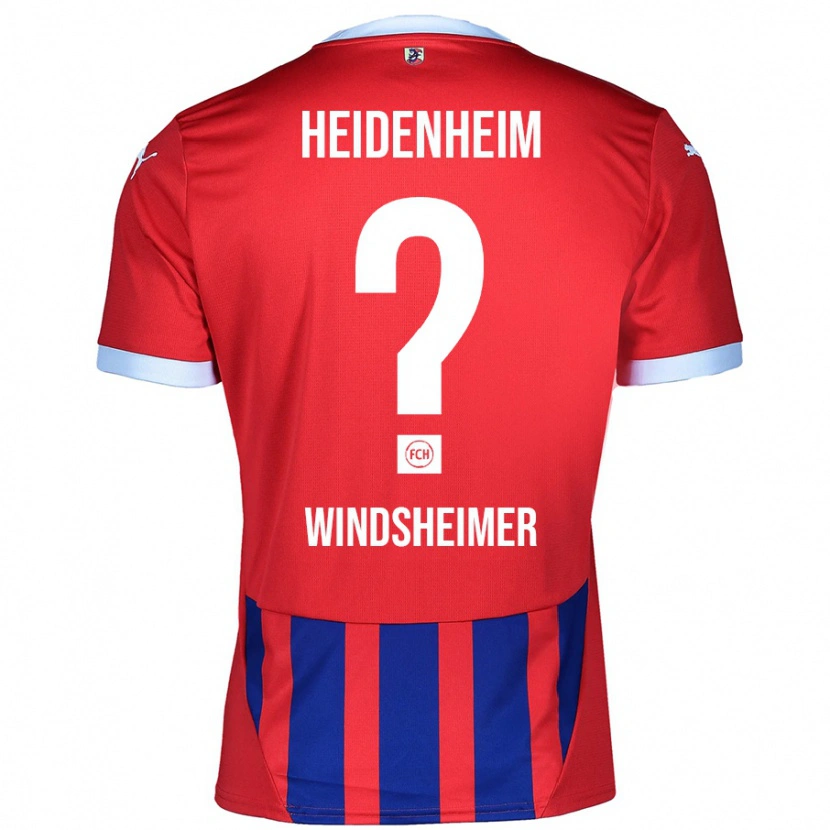 Danxen Dame Tim Windsheimer #0 Rød Blå Hjemmetrøye Drakt Trøye 2024/25 Skjorter T-Skjorte
