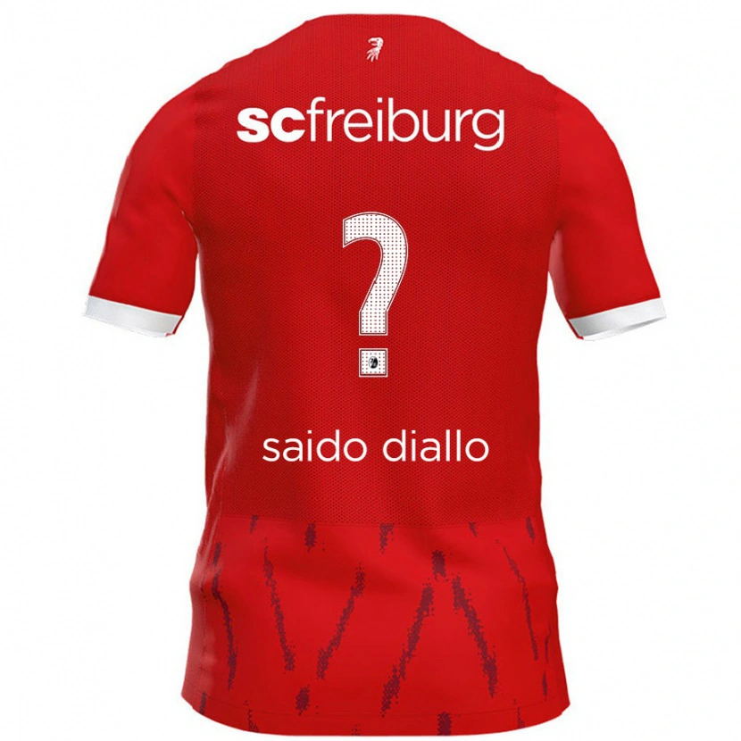 Danxen Dame Mamadou Saido Diallo #0 Rød Hjemmetrøye Drakt Trøye 2024/25 Skjorter T-Skjorte