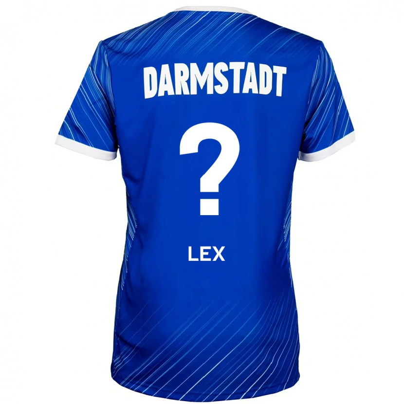 Danxen Dame Claudius Lex #0 Blå Hvit Hjemmetrøye Drakt Trøye 2024/25 Skjorter T-Skjorte