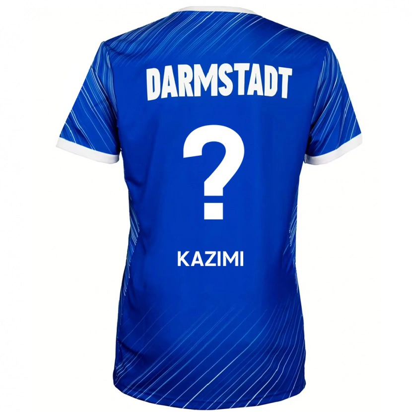 Danxen Dame Yasin Kazimi #0 Blå Hvit Hjemmetrøye Drakt Trøye 2024/25 Skjorter T-Skjorte