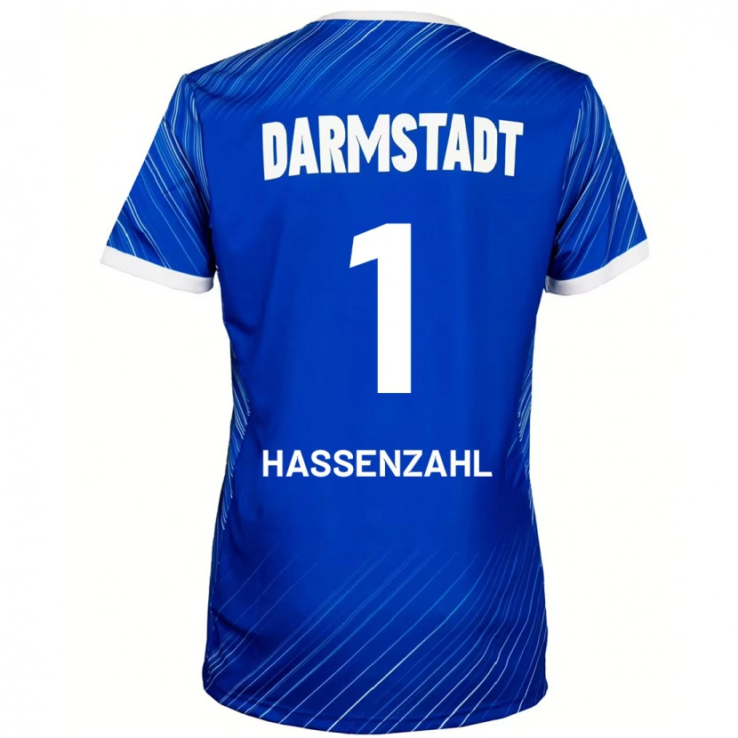 Danxen Dame Leon Hassenzahl #1 Blå Hvit Hjemmetrøye Drakt Trøye 2024/25 Skjorter T-Skjorte