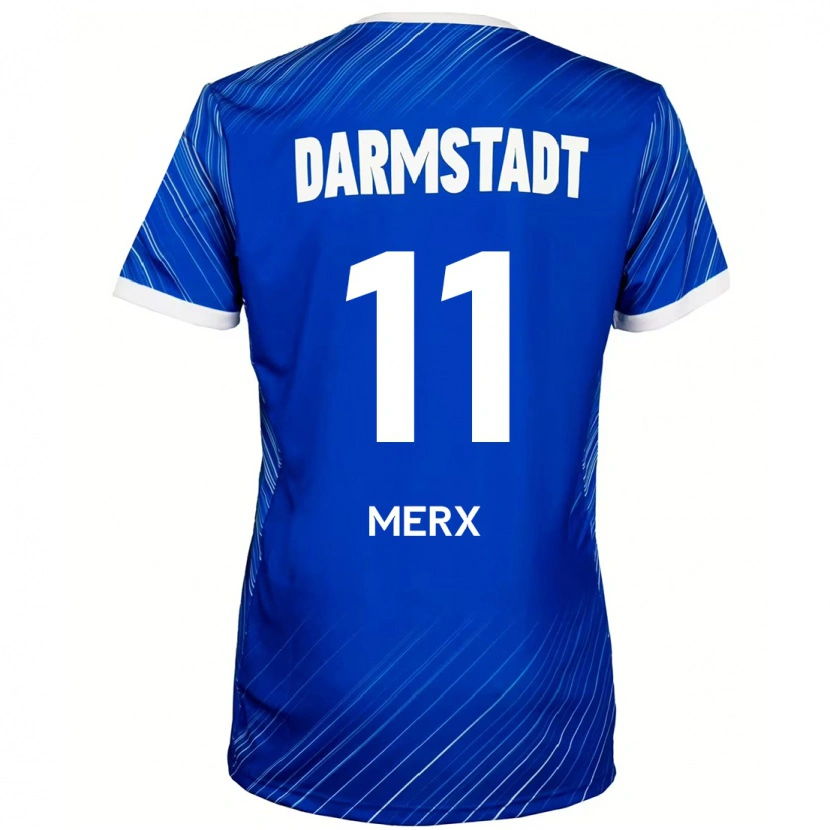 Danxen Dame Manolo Merx #11 Blå Hvit Hjemmetrøye Drakt Trøye 2024/25 Skjorter T-Skjorte