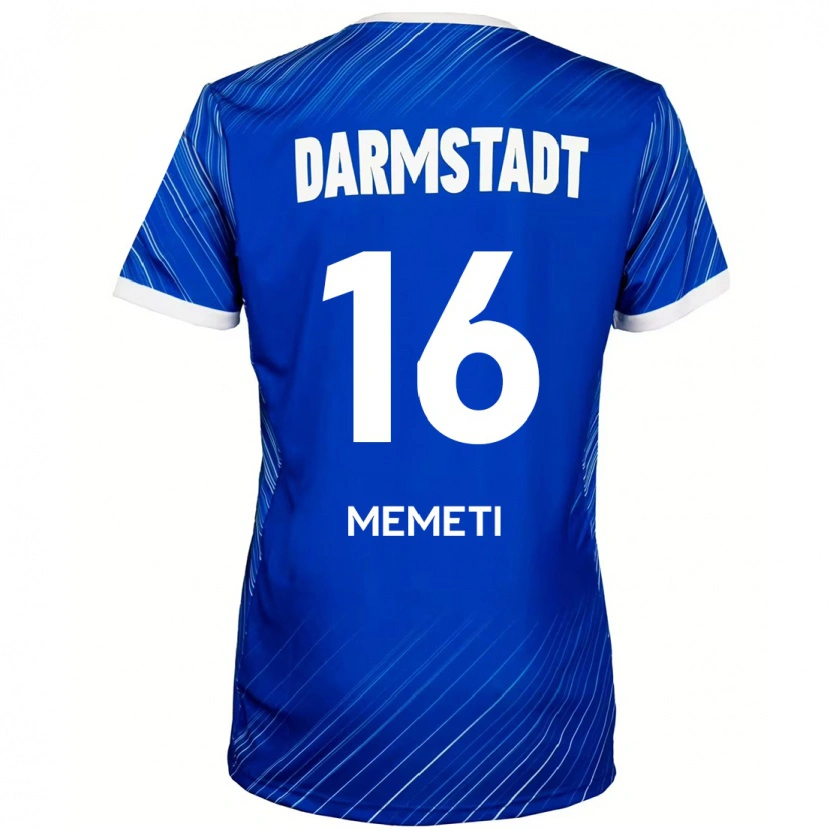 Danxen Dame Dilon Memeti #16 Blå Hvit Hjemmetrøye Drakt Trøye 2024/25 Skjorter T-Skjorte