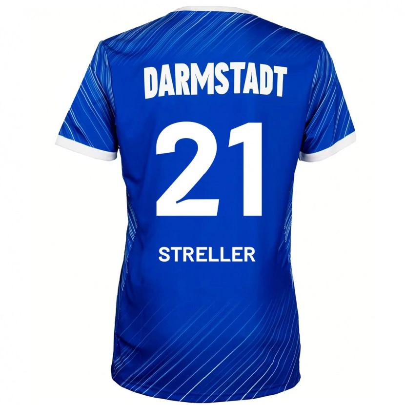 Danxen Dame Till Streller #21 Blå Hvit Hjemmetrøye Drakt Trøye 2024/25 Skjorter T-Skjorte