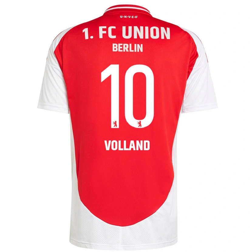Danxen Dame Kevin Volland #10 Rød Hvit Hjemmetrøye Drakt Trøye 2024/25 Skjorter T-Skjorte