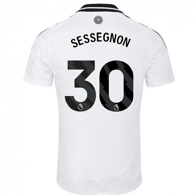 Danxen Dame Ryan Sessegnon #30 Hvit Hjemmetrøye Drakt Trøye 2024/25 Skjorter T-Skjorte