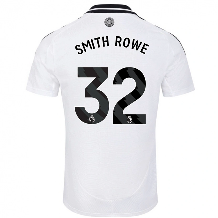 Danxen Dame Emile Smith Rowe #32 Hvit Hjemmetrøye Drakt Trøye 2024/25 Skjorter T-Skjorte