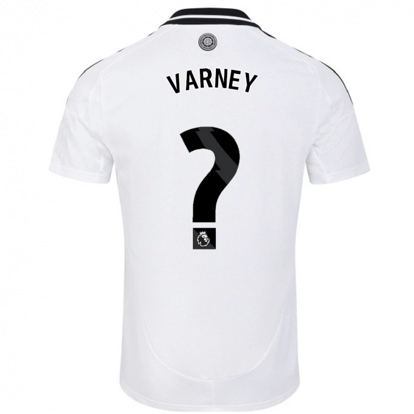 Danxen Dame Oscar Varney #0 Hvit Hjemmetrøye Drakt Trøye 2024/25 Skjorter T-Skjorte
