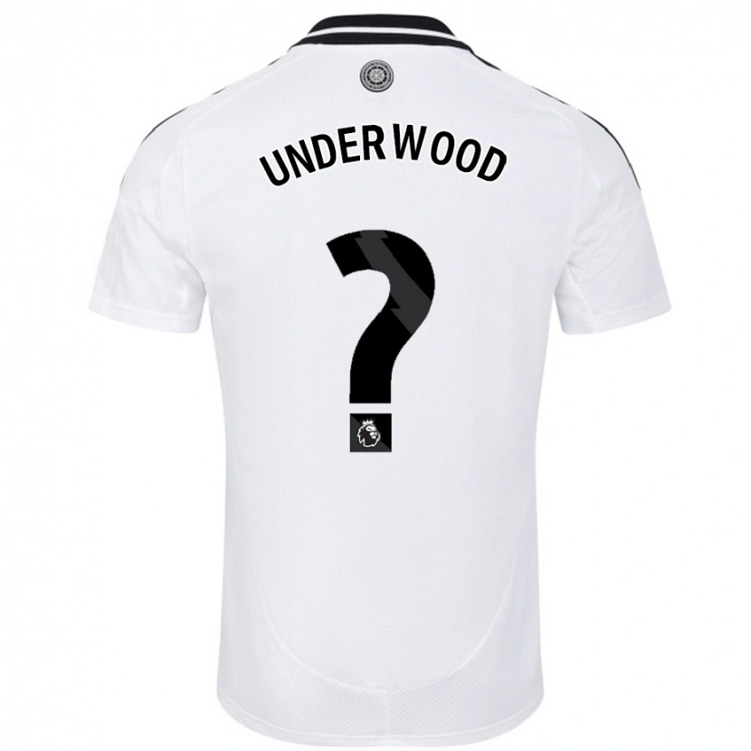 Danxen Dame Marco Underwood #0 Hvit Hjemmetrøye Drakt Trøye 2024/25 Skjorter T-Skjorte